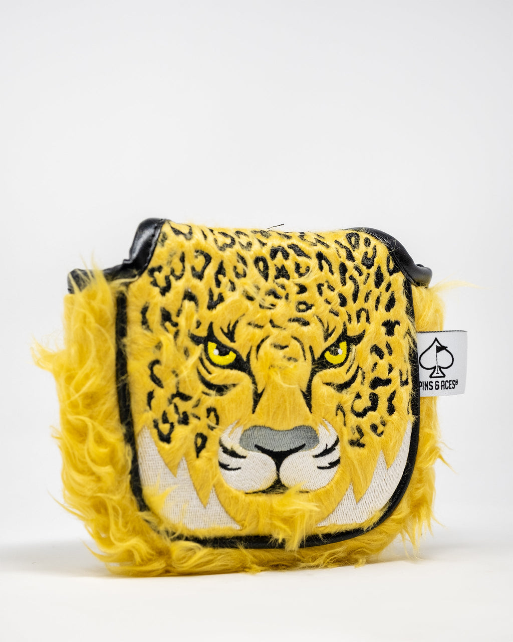 Pins and Aces Leopard - Mallet Putter Cover — packaging