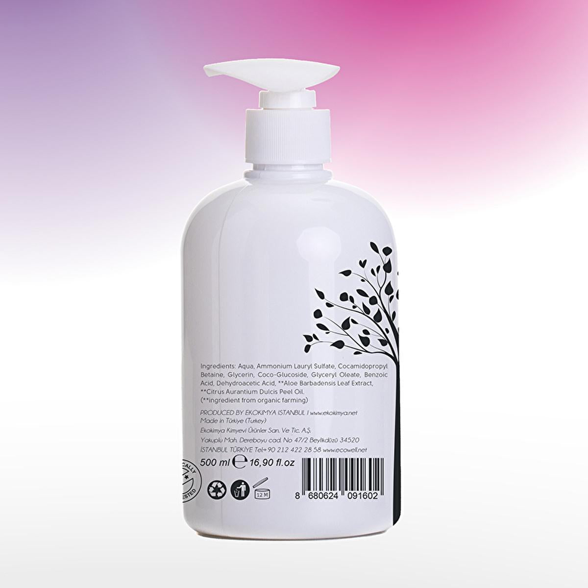 Ecowell Organic Baby Cleansing Gel - Gentle, Natural, Vegan & Chemical-Free for Baby's Sensitive Skin