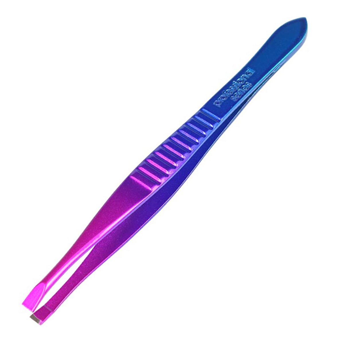 Nascita Ombre - Professional Flat Edge Eyebrow Tweezers for Precise Grooming & Shaping - Easy to Use Personal Care Tool