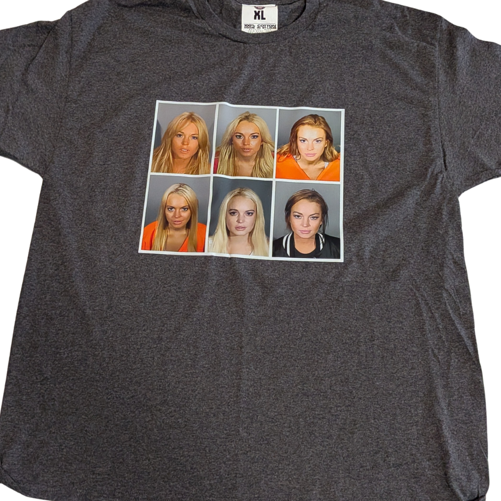 Hustle City Clothing LiLo Mugshot T-shirt — in-use photo