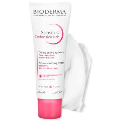 Bioderma Sensibio: Hypoallergenic Rich Cream for Dry, Sensitive Skin - Deeply Hydrating & Skin Barrier Protection