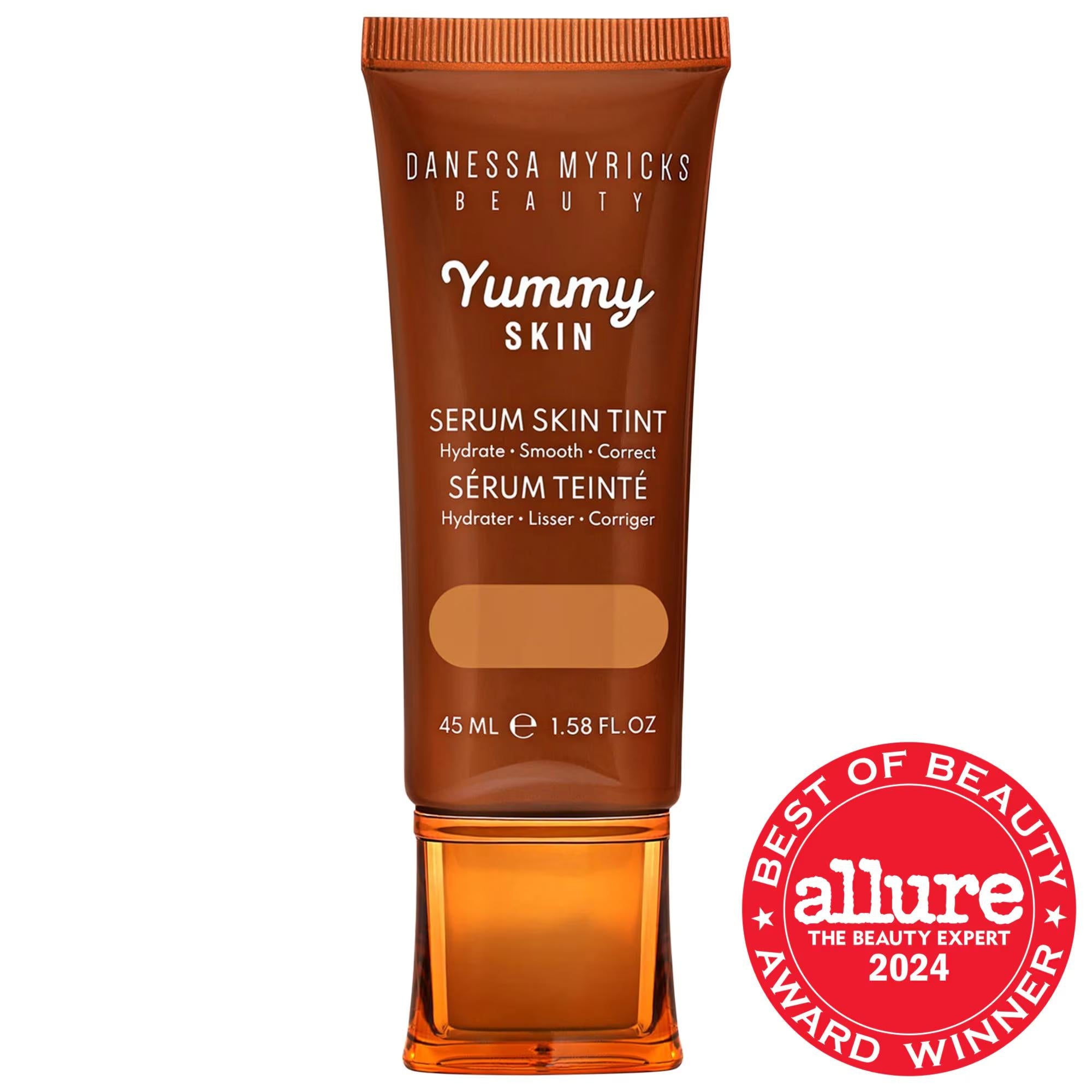 Yummy Skin Tinted Serum Foundation with Peptides + Ceramides - Dewy Coverage Skincare Makeup