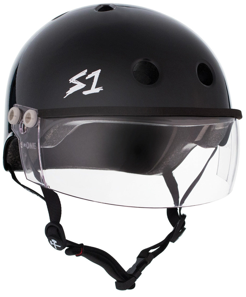S1 Lifer Visor Gen 2 Helmet - Black Gloss by Skates USA