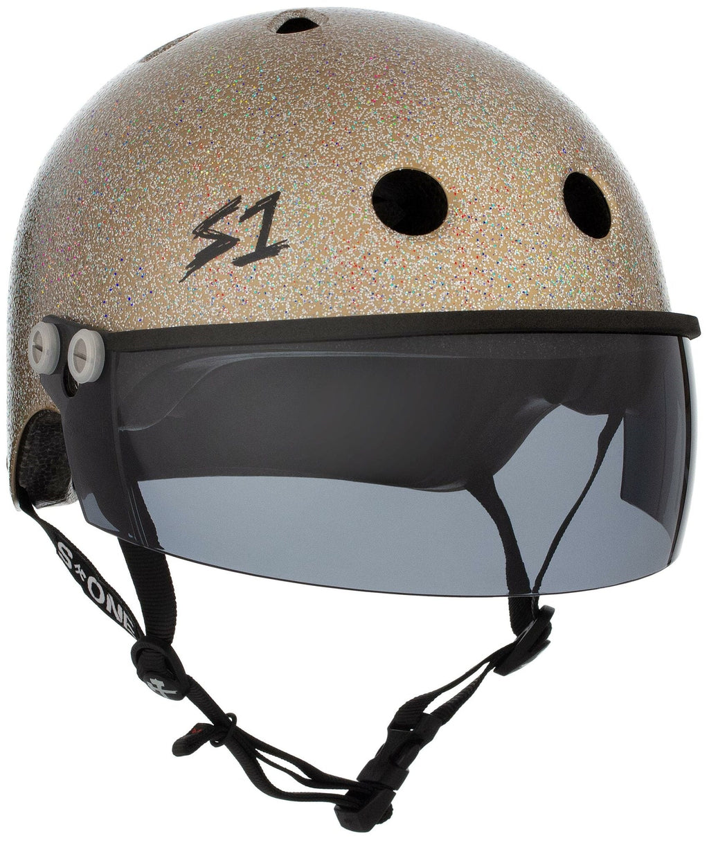 S1 Lifer Visor Gen 2 Helmet - Gold Gloss Glitter