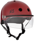 S1 Lifer Visor Gen 2 Helmet - Blood Red Matte by Skates USA