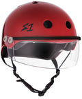 S1 Lifer Visor Gen 2 Helmet - Blood Red Gloss by Skates USA