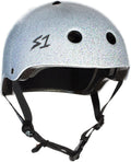 S1 Lifer Helmet - White Gloss Glitter by Skates USA