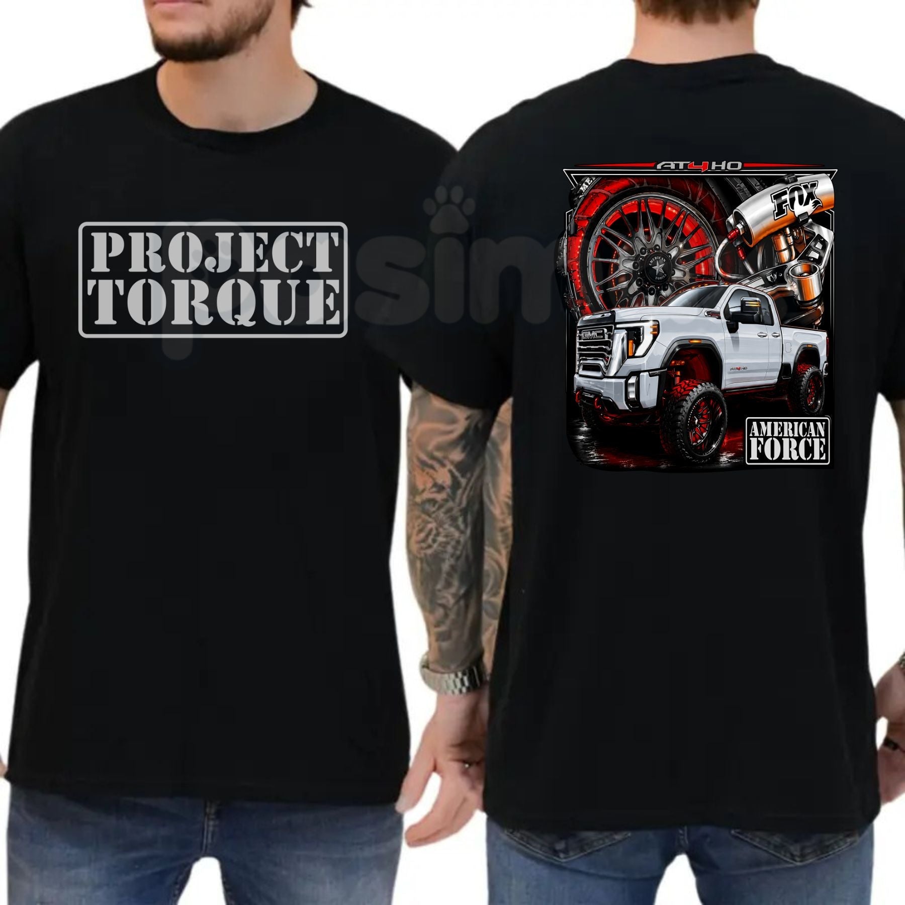 Lifted GMC AT4 T-Shirt – Off-Road Truck Enthusiast Premium Graphic Tee