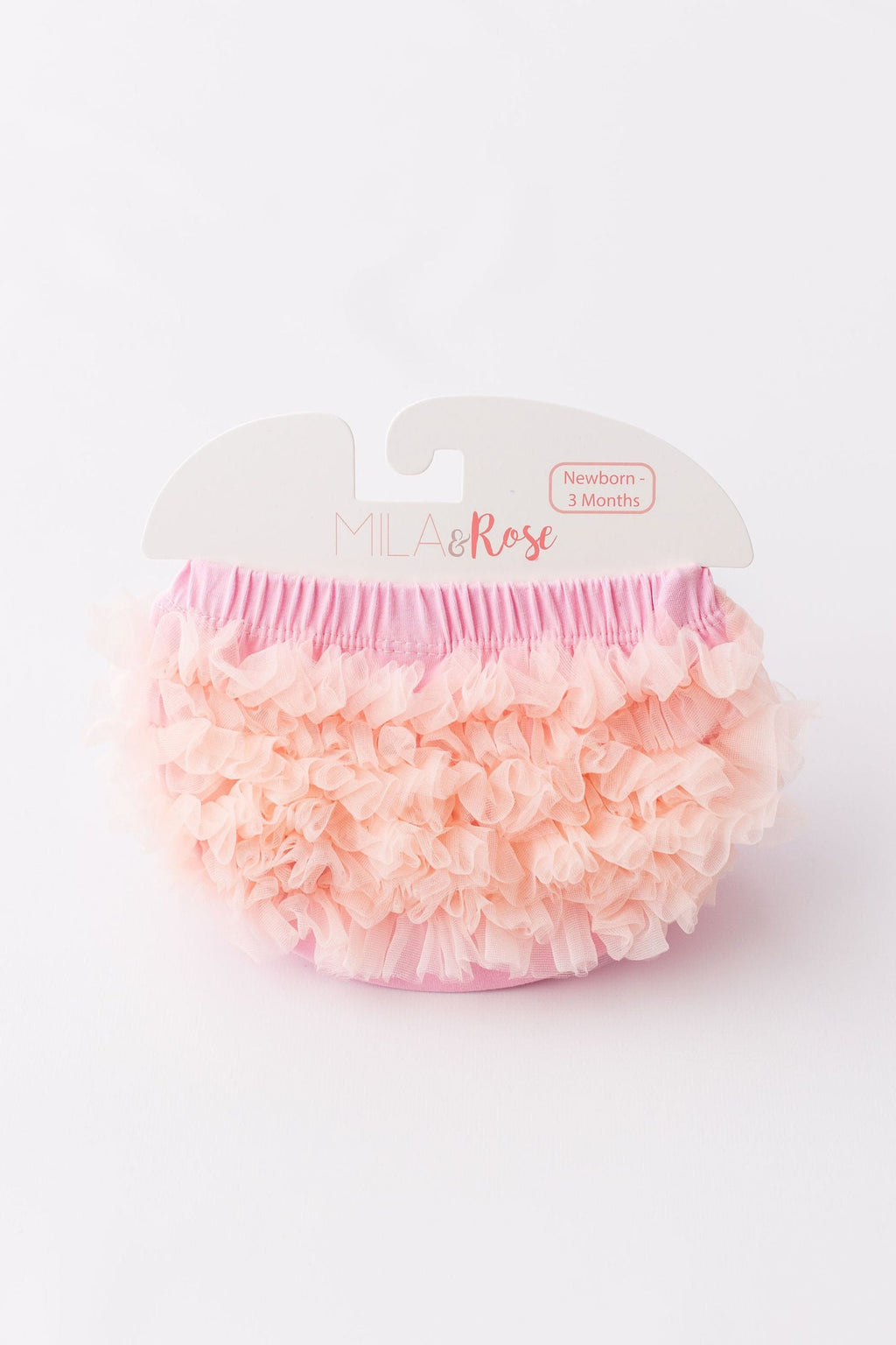 Mila & Rose ® Light Pink Ruffle Bum Bloomer — main product shot