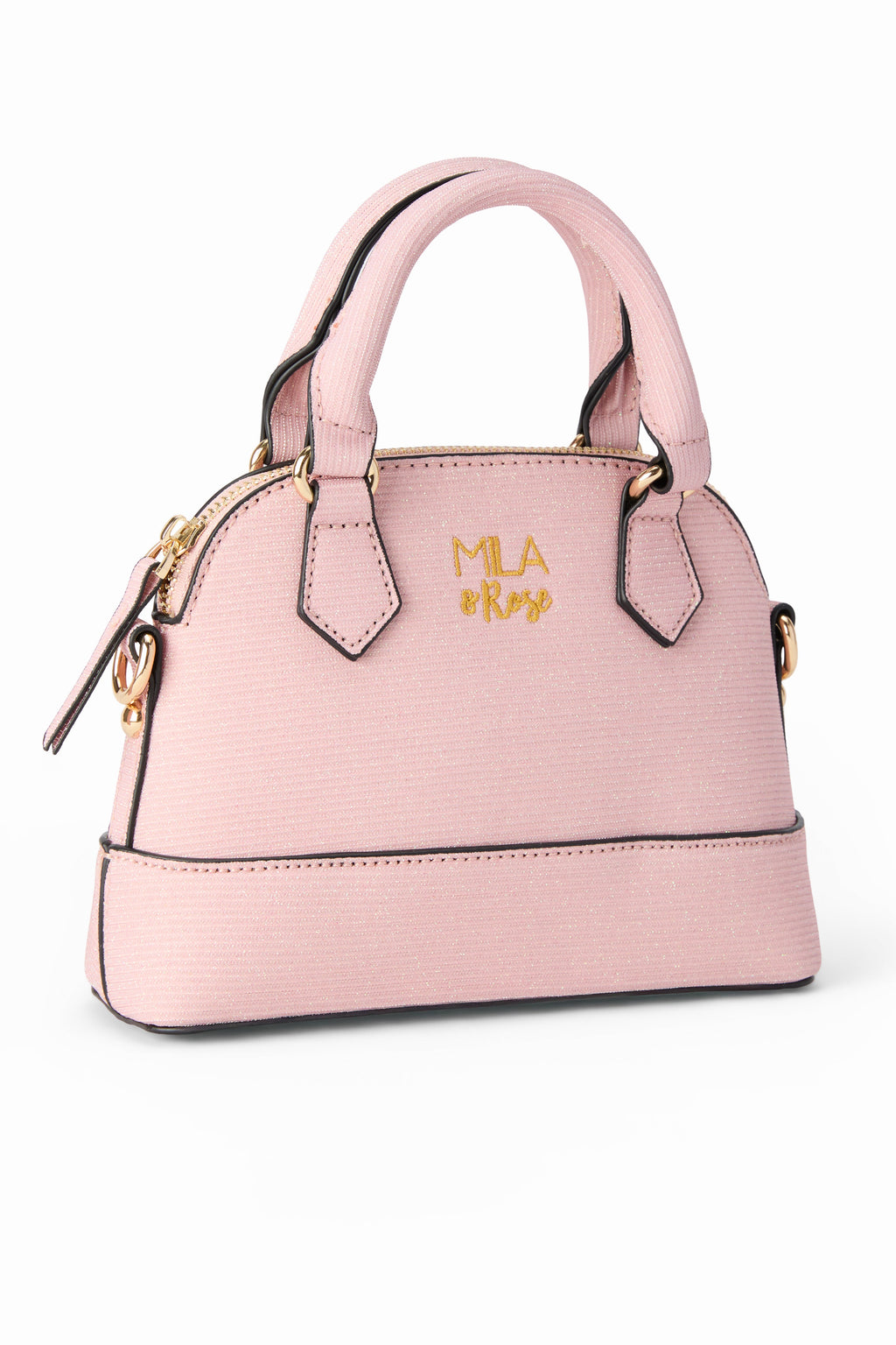 Mila & Rose ® Light Pink Shimmer Girl's Crossbody Purse — main product shot