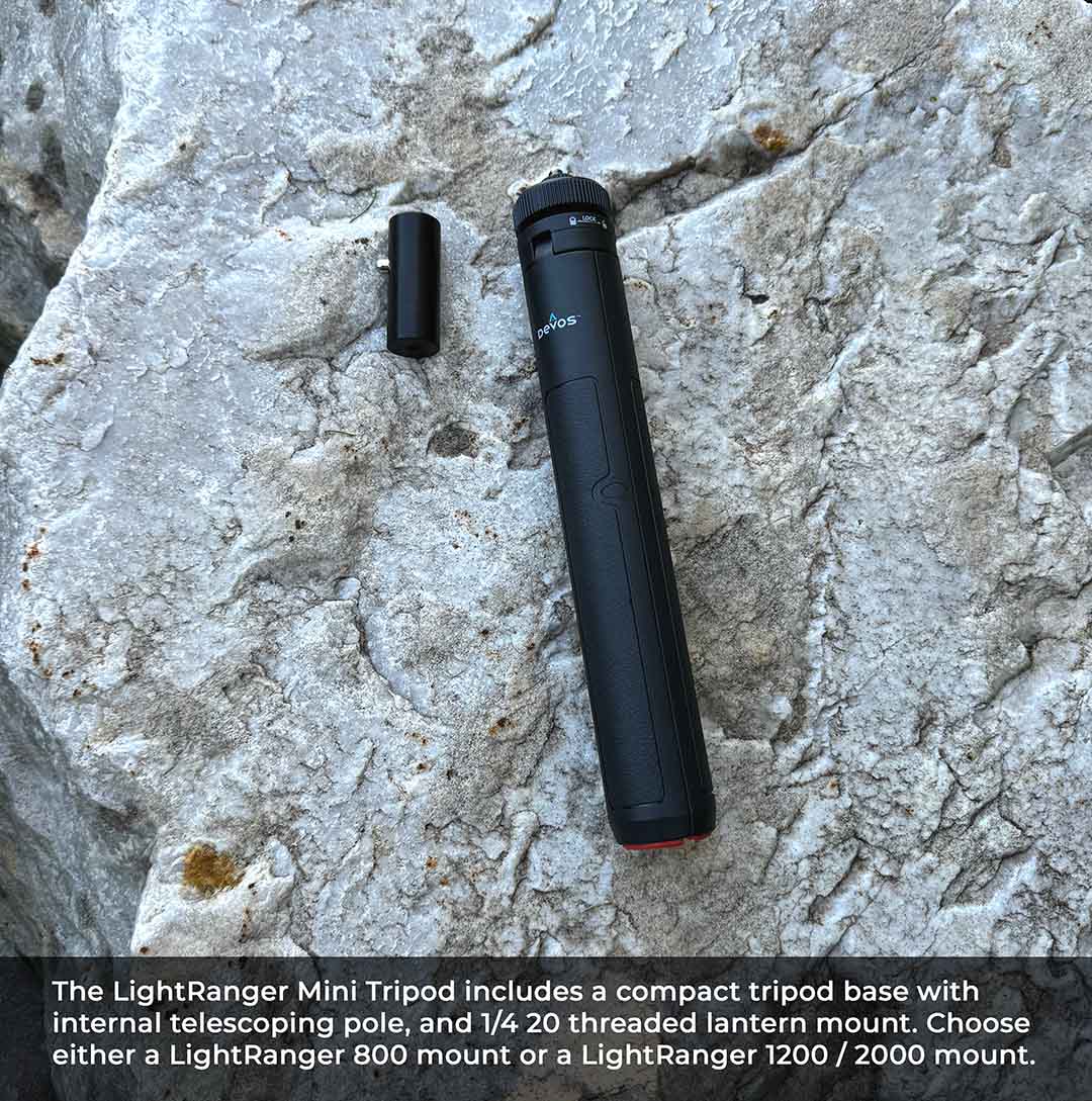 Mini Tripod with Quarter 20 Mount – Devos Outdoor