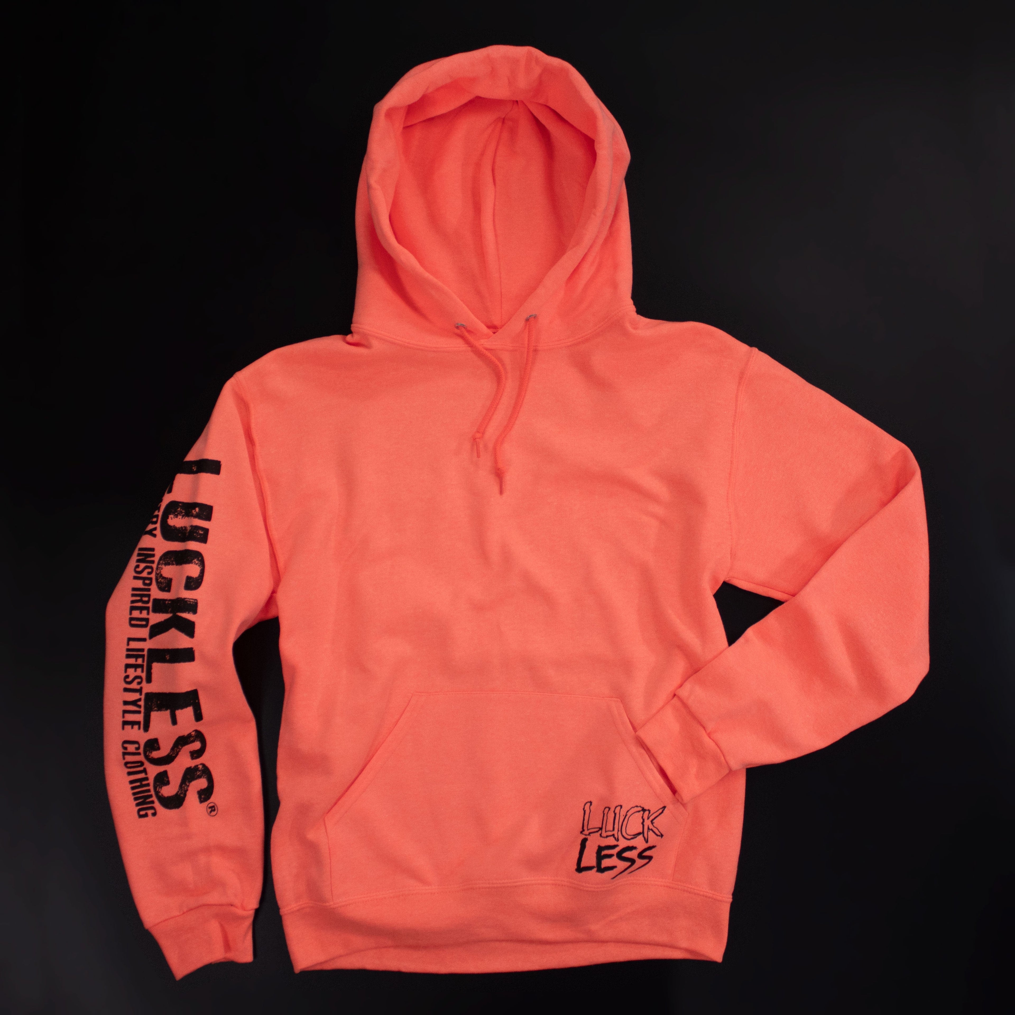 Luckless Outfitters Lil Bit Of Devil in these Angel Eyes Hoodie — packaging
