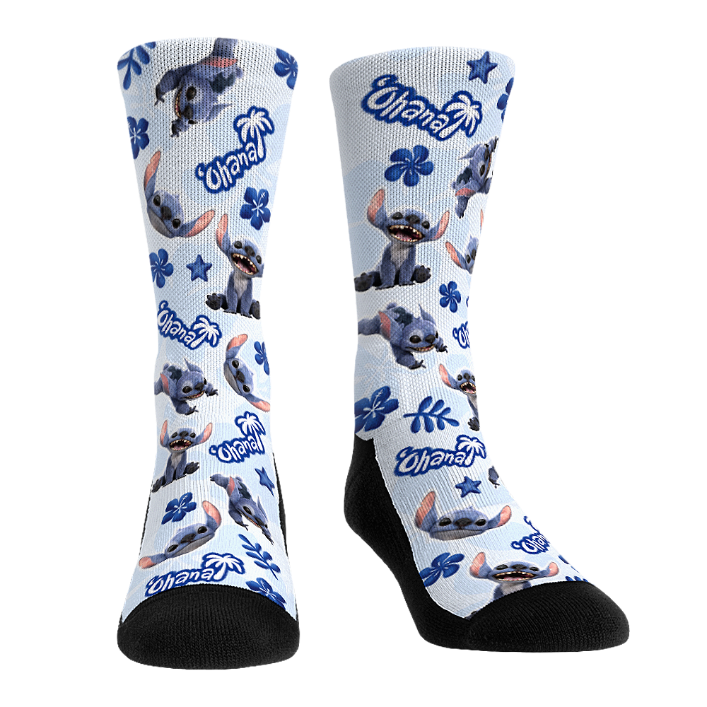 Rock 'Em Socks Rock 'Em Socks Lilo & Stitch (2025) - Stitch All-Over — main product shot