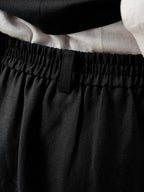LINTICO Linen-Lyocell Patch Pocket Placket Skirt LYRA — detail shot 6