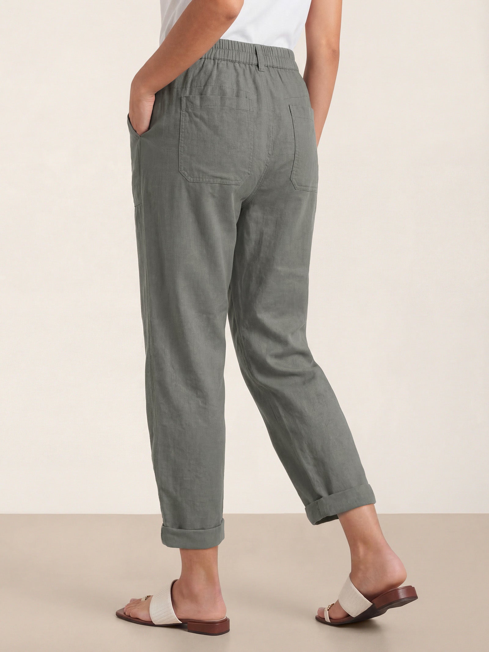 LINTICO Linen Simple Button Fly Trousers HEIDI — packaging