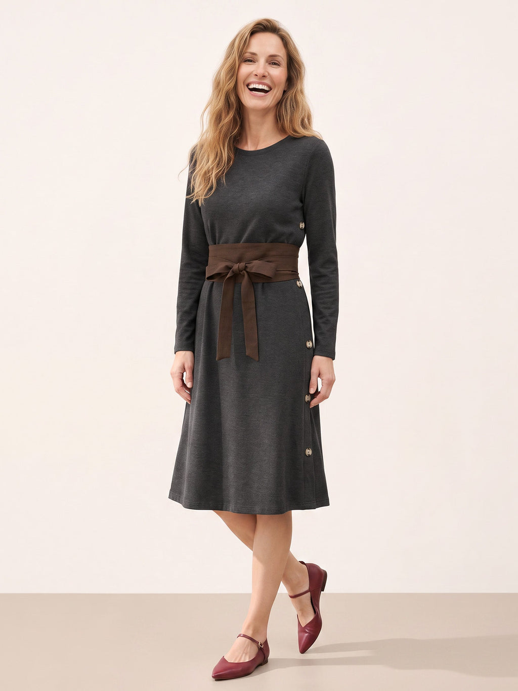 Linen Wide Tie-Front Waist Belt ZAFIRA