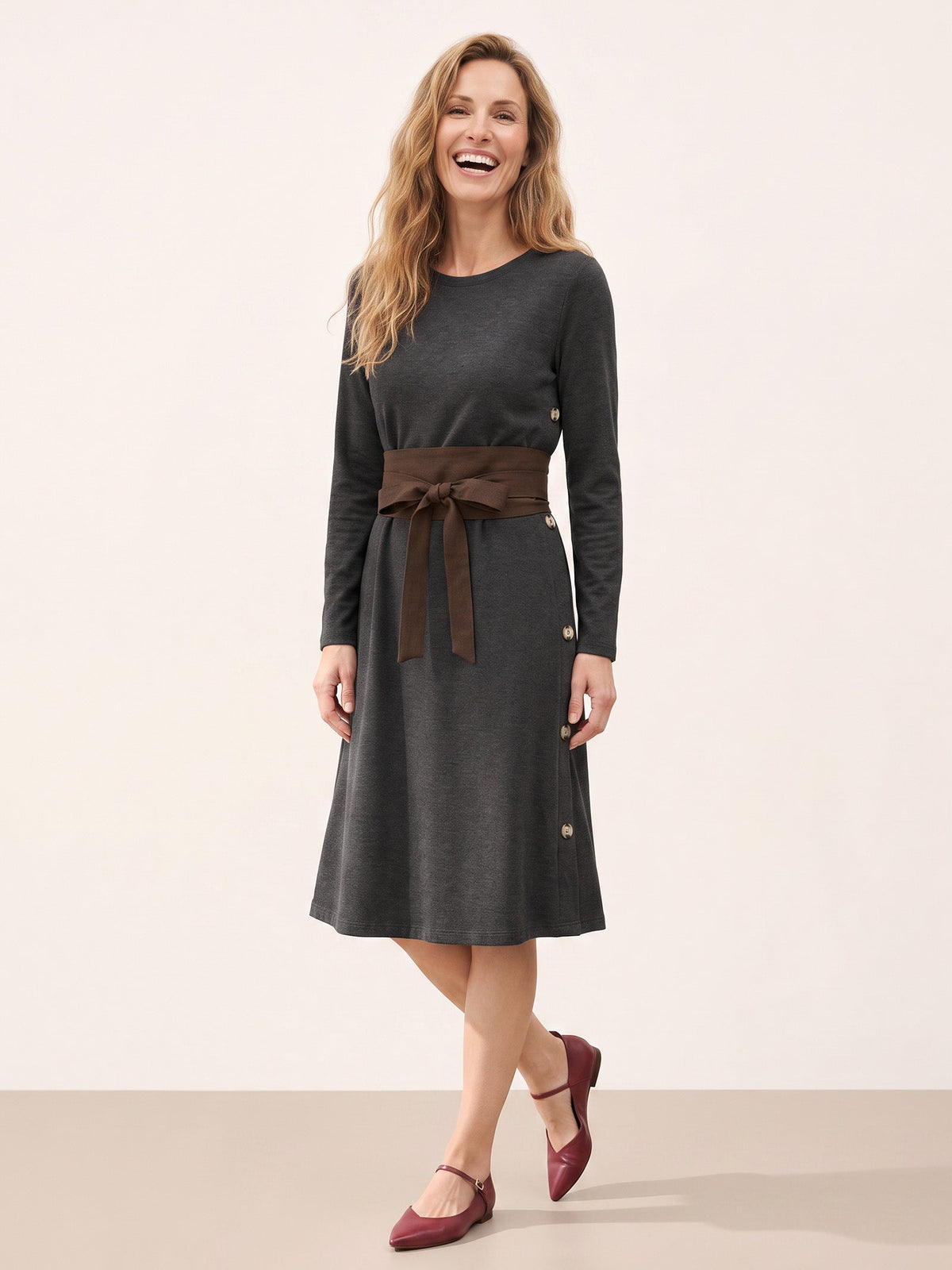 Linen Wide Tie-Front Waist Belt ZAFIRA