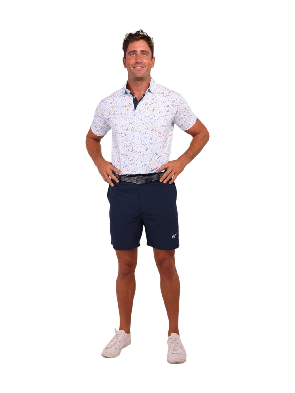 White Water Life Links Print Polo — detail shot 6