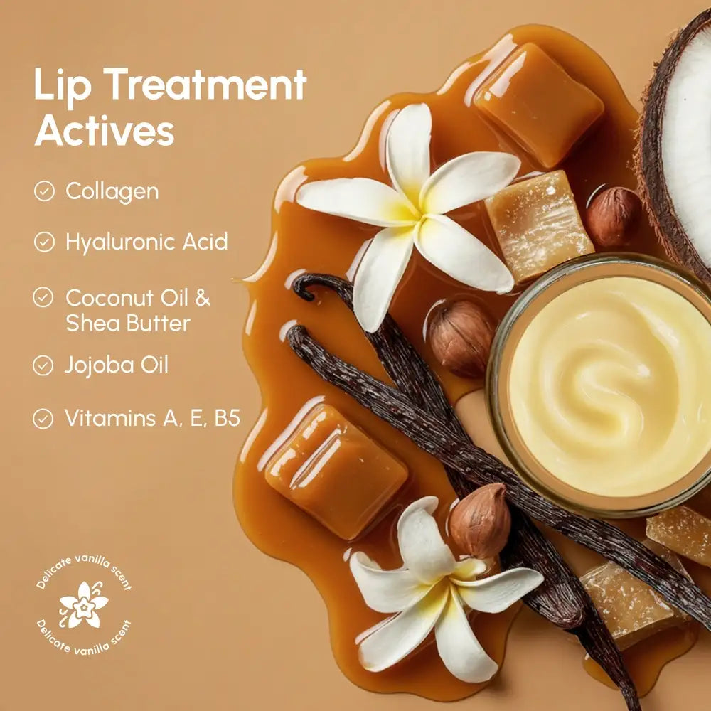 Maree Vanilla Plumping Lip Balm & Moisturizer — lifestyle context