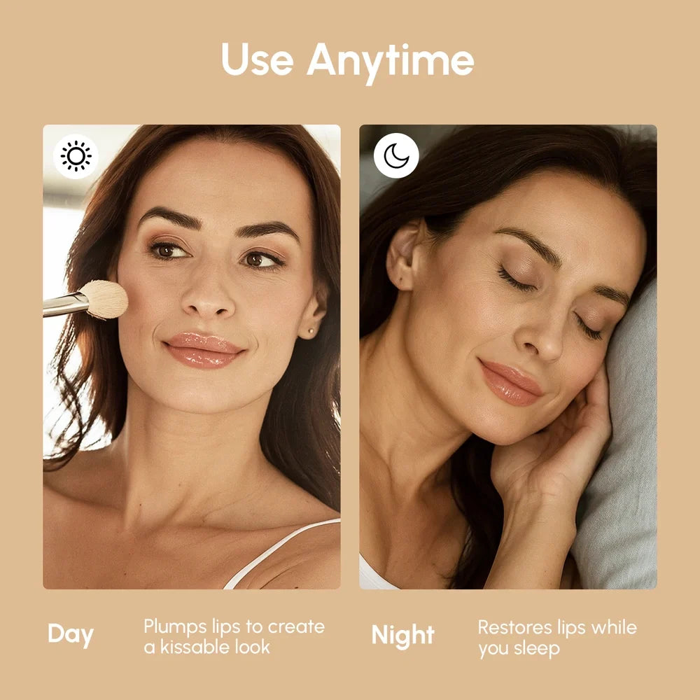 Maree Vanilla Plumping Lip Balm & Moisturizer — in-use photo