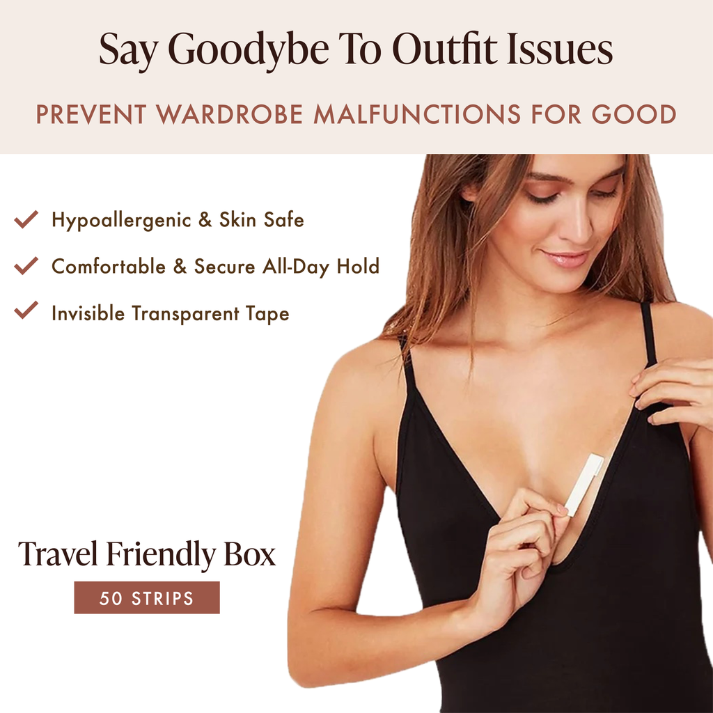 Bare Babe Invisible Lingerie Tape — lifestyle context