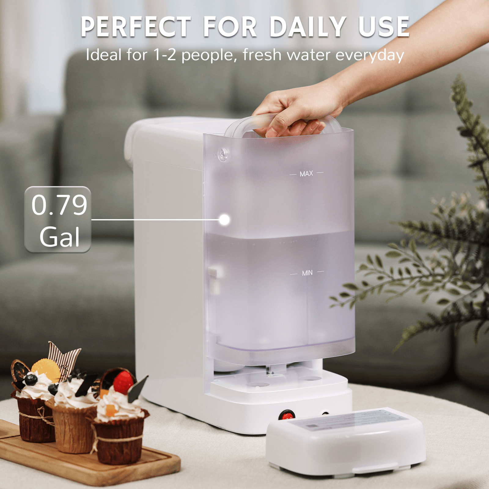 Pristine Lite3 RO Countertop Instant Filtered Water Dispenser – Airthereal, view 4