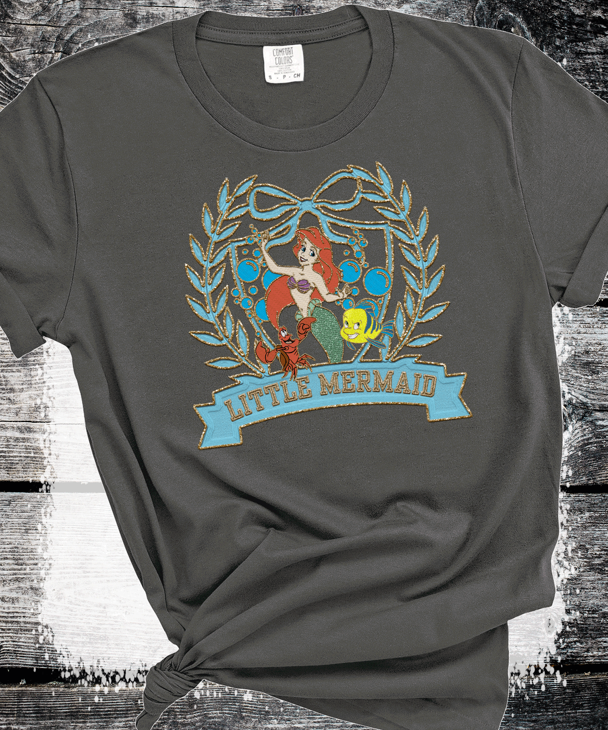 A Blessed Texas Mess Boutique Old School Vintage Little Mermaid, Retro 80s 90s Disney shirts, Flounder and… — lifestyle worn / used context