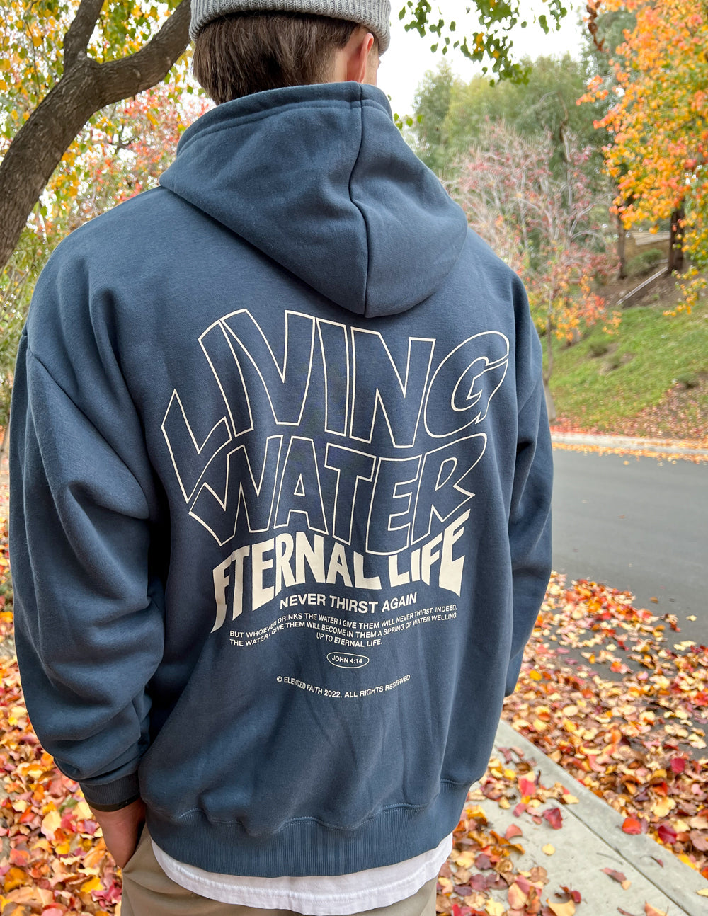 Elevated Faith Living Water Unisex Hoodie — main product shot