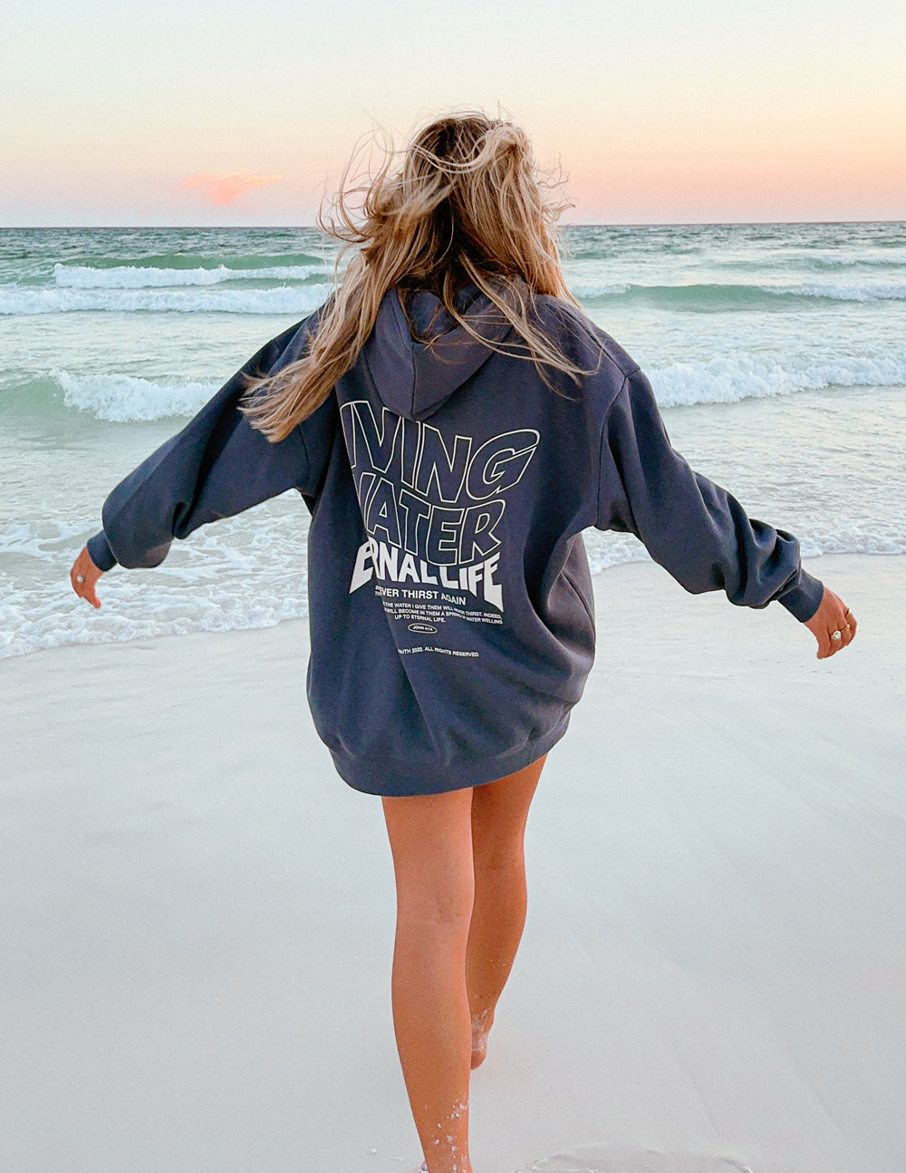 Elevated Faith Living Water Unisex Hoodie — main product shot