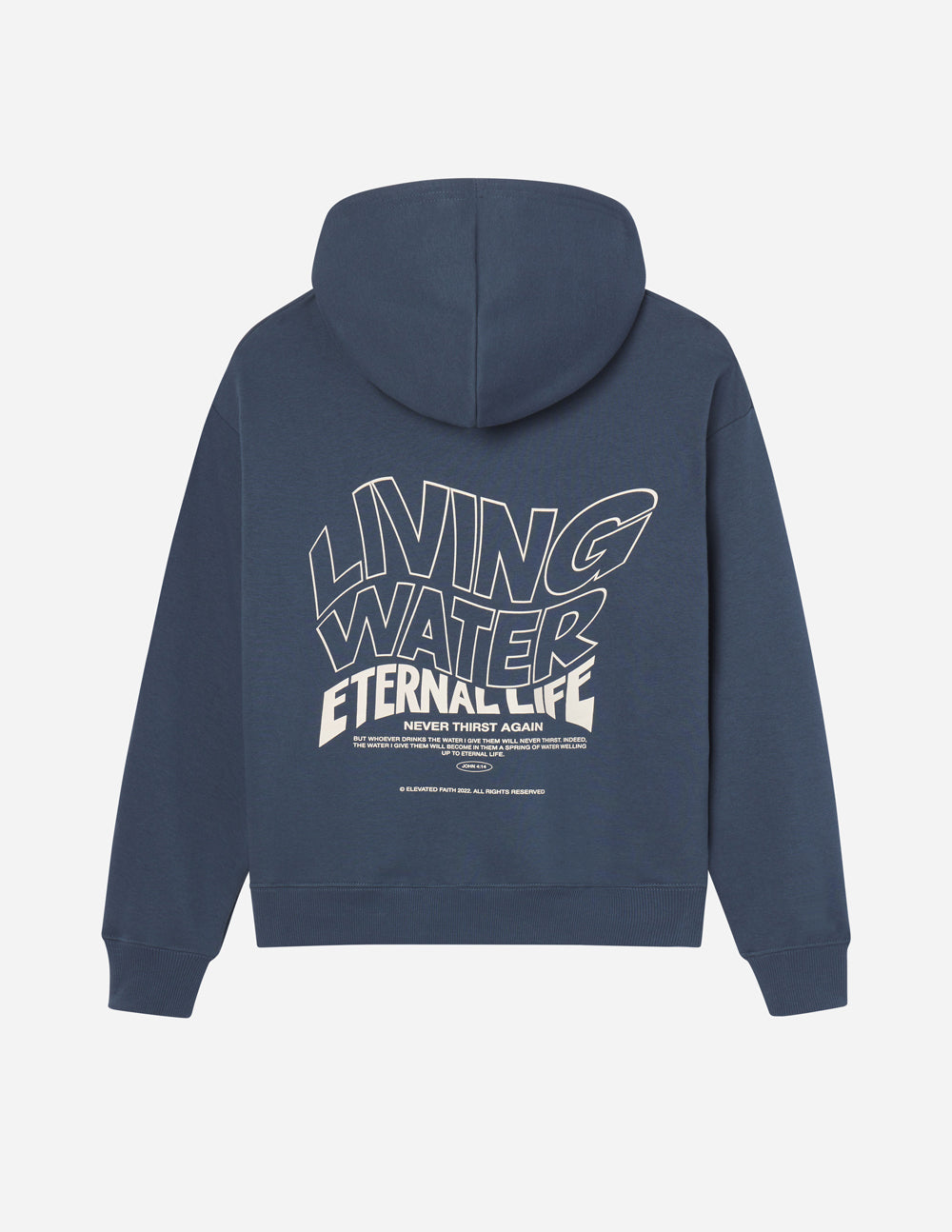 Elevated Faith Living Water Unisex Hoodie — packaging