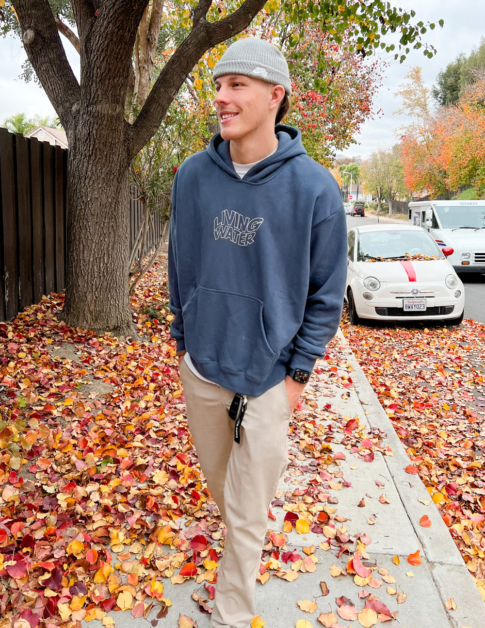 Elevated Faith Living Water Unisex Hoodie — side view
