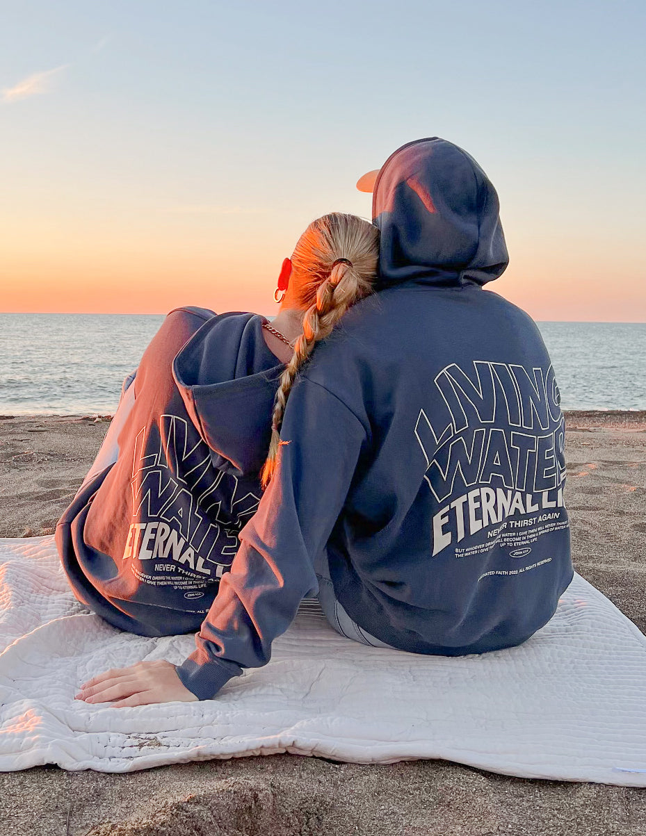 Elevated Faith Living Water Unisex Hoodie — in-use photo