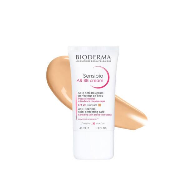 Bioderma Sensibio AR BB Cream SPF30 - Redness Relief for Sensitive Skin, Moisturizing BB Cream