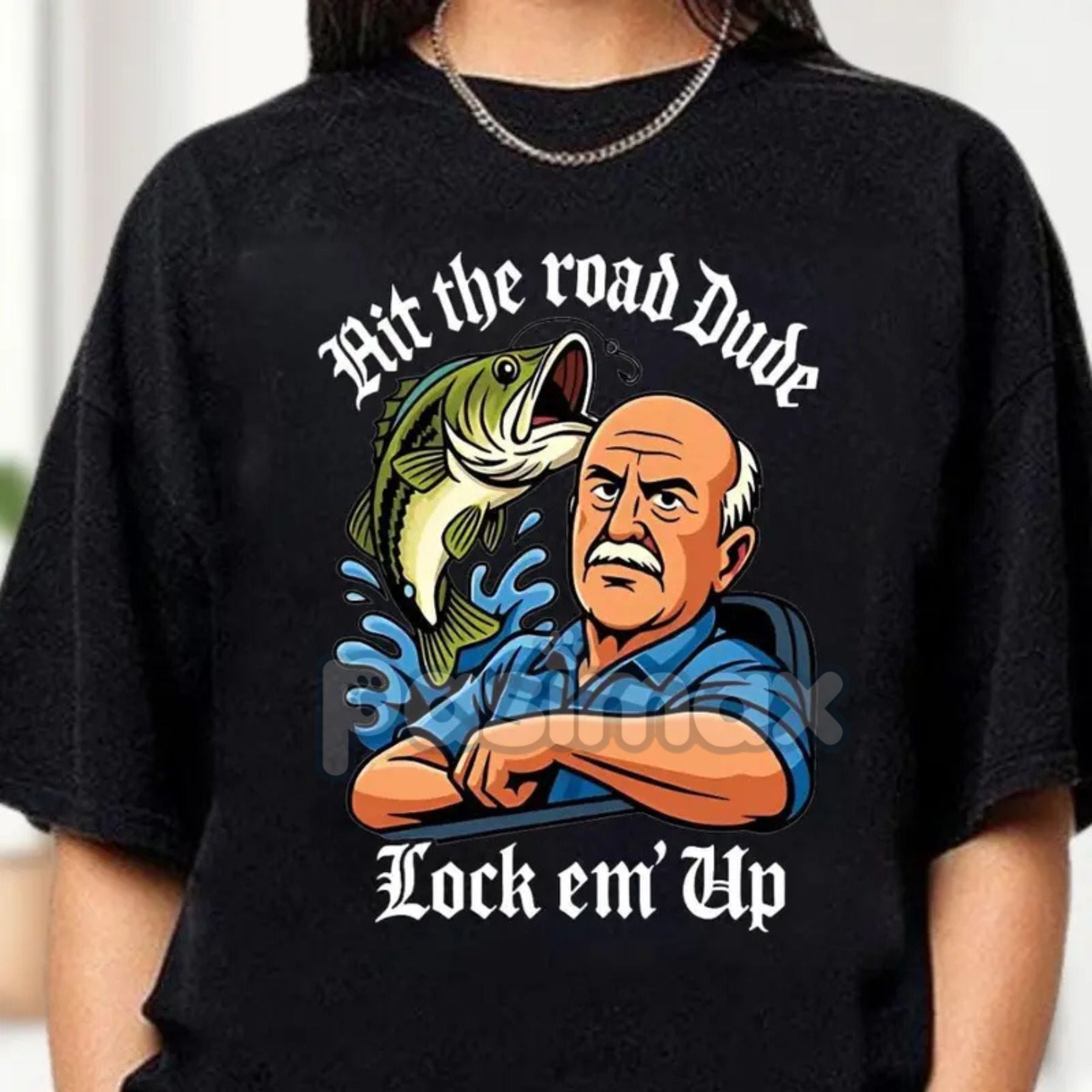 Pasimax "Lock 'Em Up" Funny T-Shirt — main product shot