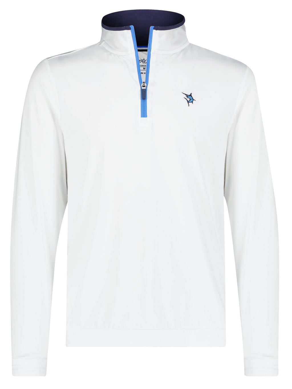 White Water Life Long Beach Quarter Zip Ultra Soft Lightweight — main product shot