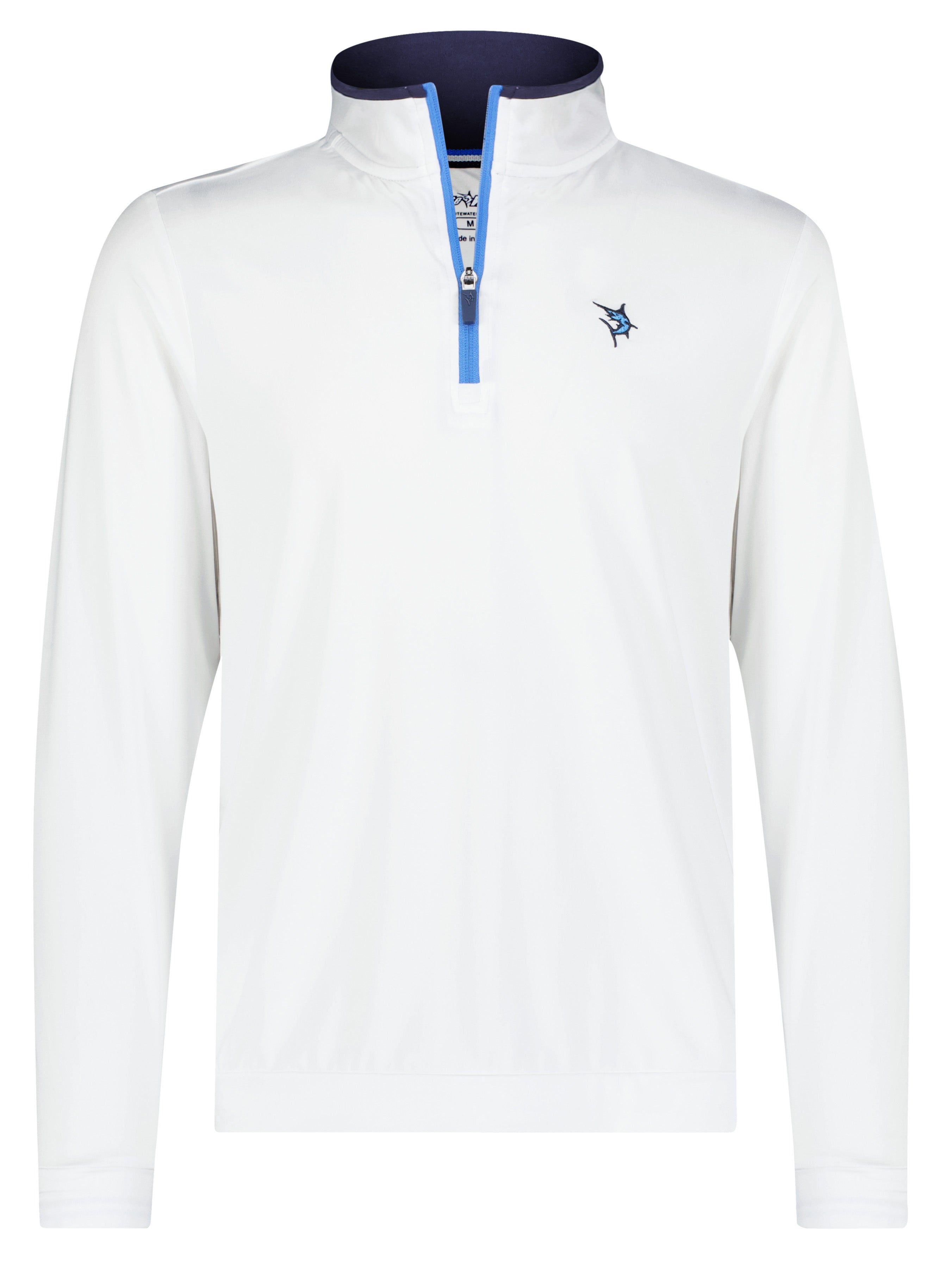 White Water Life Long Beach Quarter Zip Ultra Soft Lightweight — main product shot