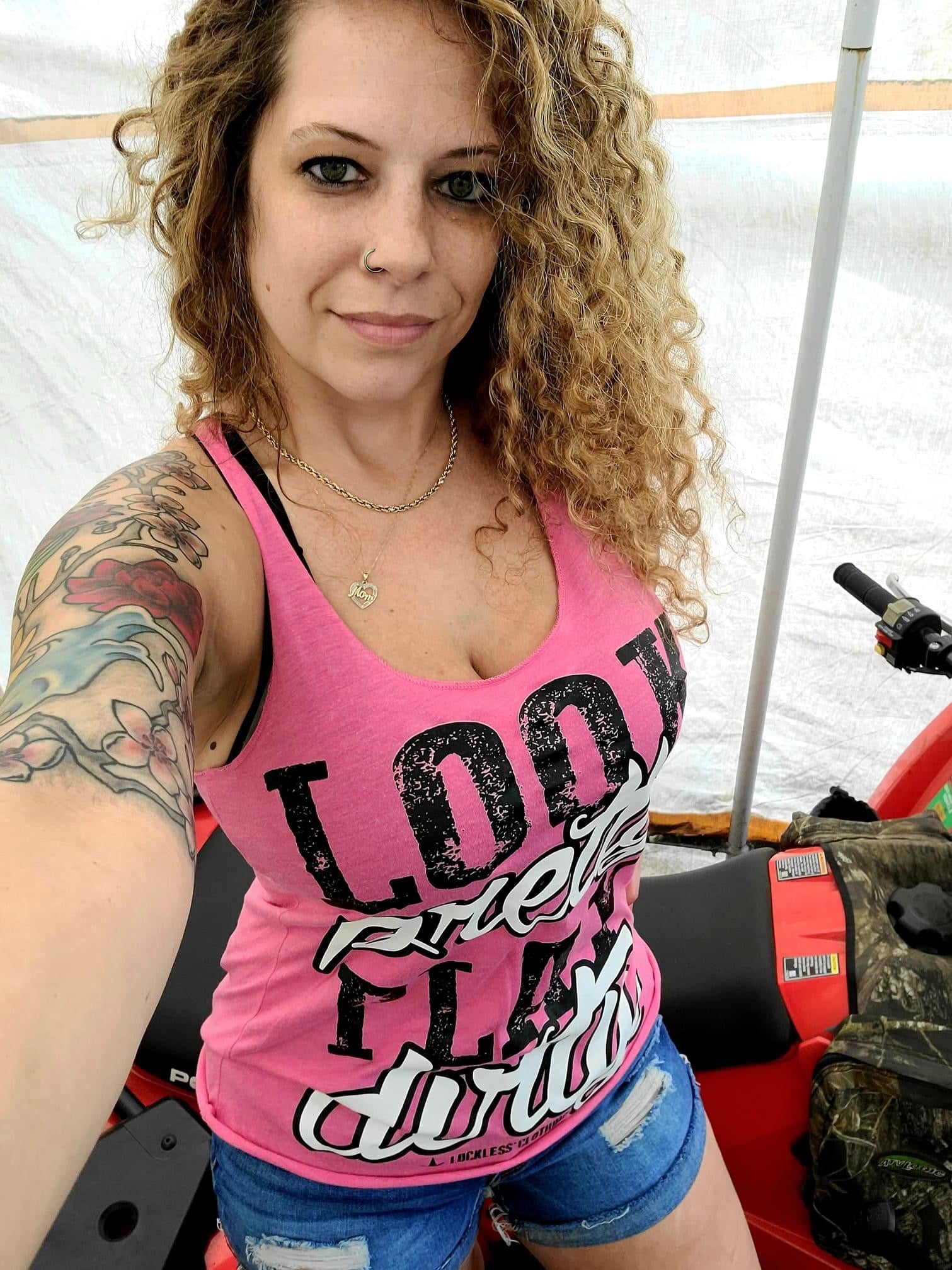 Luckless Outfitters Look Pretty Play Dirty Tank Top — size reference