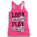 Luckless Outfitters Look Pretty Play Dirty Tank Top — detail close-up