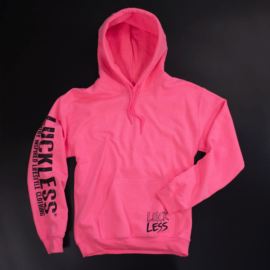 Luckless Outfitters Look Pretty Play Dirty Hoodie — size reference