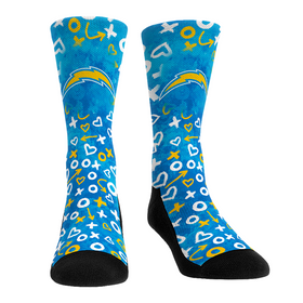 Rock 'Em Socks Los Angeles Chargers - Valentine's Day Hearts