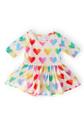 Mila & Rose ® Lotta Love 3/4 Sleeve Twirl Bodysuit — main product shot
