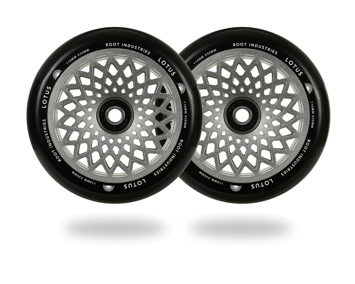 Root Industries 110mm X 30mm Lotus Wheels - Raw (Pair) by Skates USA