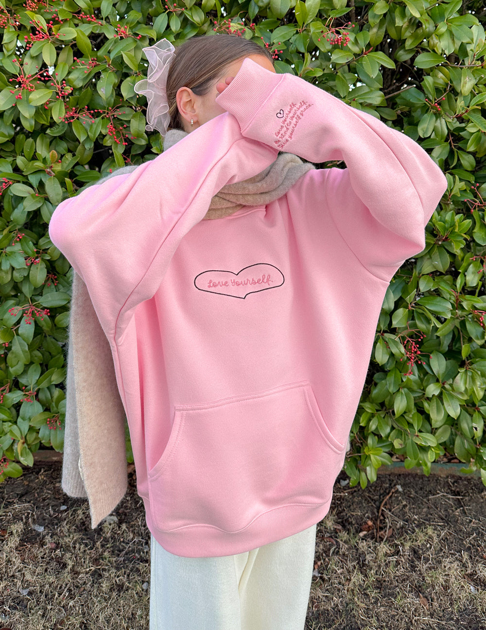 Elevated Faith Love Yourself Unisex Hoodie — main product shot