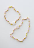CanyonLeaf Rose Quartz + Honey Baltic Sea Amber || Rose Quartz Stone || Necklace Set — main product shot