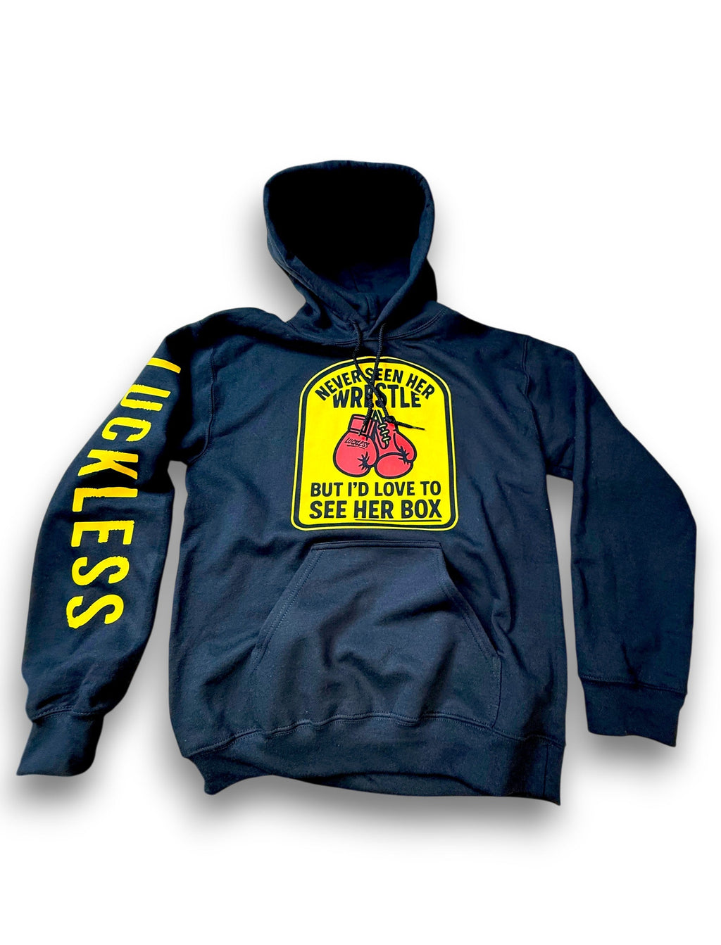 Luckless Outfitters Love to See Her Box Hoodie — main product shot