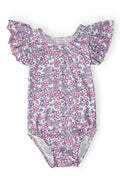 Mila & Rose ® Lovely Lavender S/S Flutter Sleeve Leotard — main product shot
