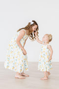 Mila & Rose ® Lovely Lemons Ruffle Maxi Dress — main product shot