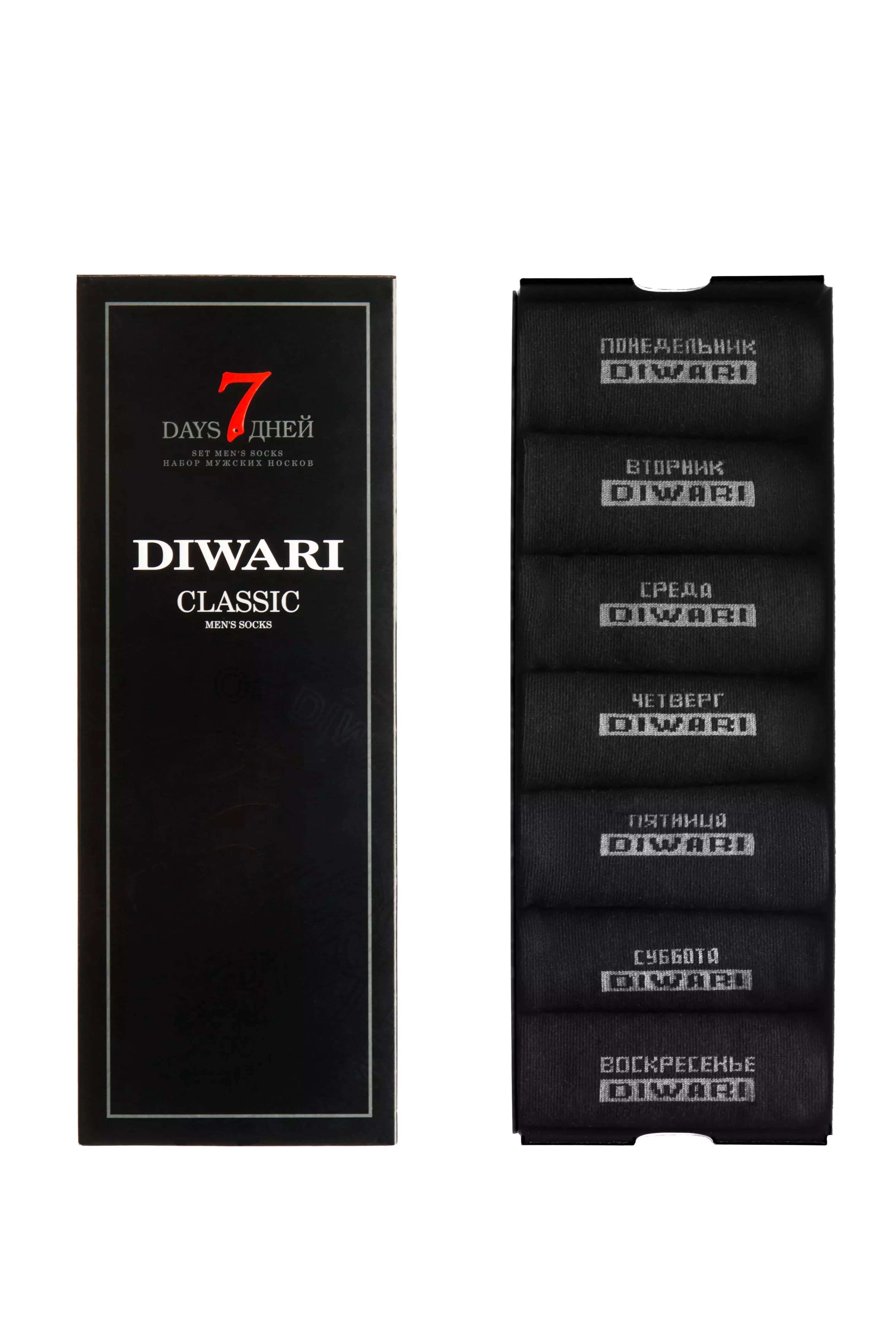 TheRanok.com Conte Cotton Socks Diwari Classic 7 Days (7 Pairs) Gift Box — main product shot