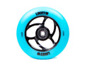 Lucky Scooter Wheel Torison 110mm - Black/Teal (Pair) by Skates USA