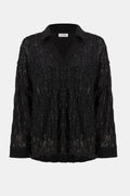 Lurex Cascade and Silky Knit Boxy Top - 254116 — view 5